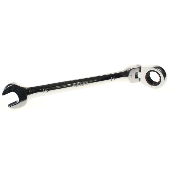 Sealey Flex. head ratchet comb. spanner 15mm