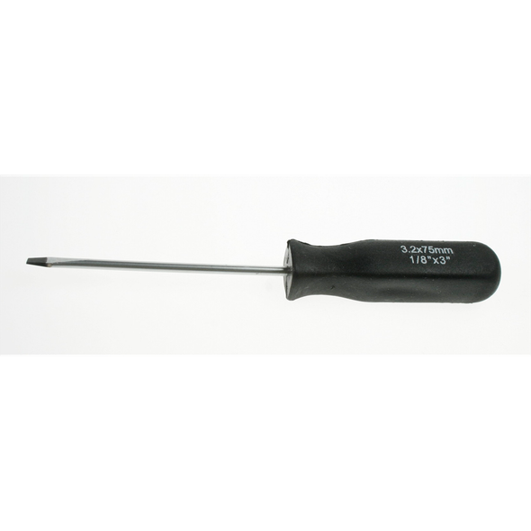 Sealey Screwdriver go-thr. slotted 3x75mm