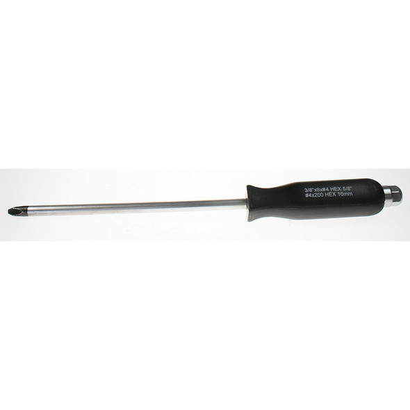 Sealey Screwdriver go-thr. phillips 4x200mm