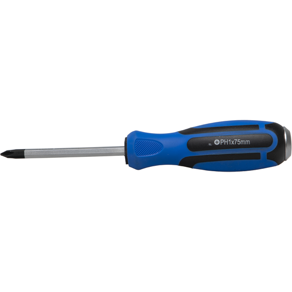 Sealey Screwdriver Hammer-Thru Phillips PH1 x 75mmL