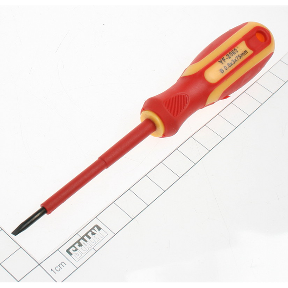 Sealey Vde screwdriver slotted 3x75