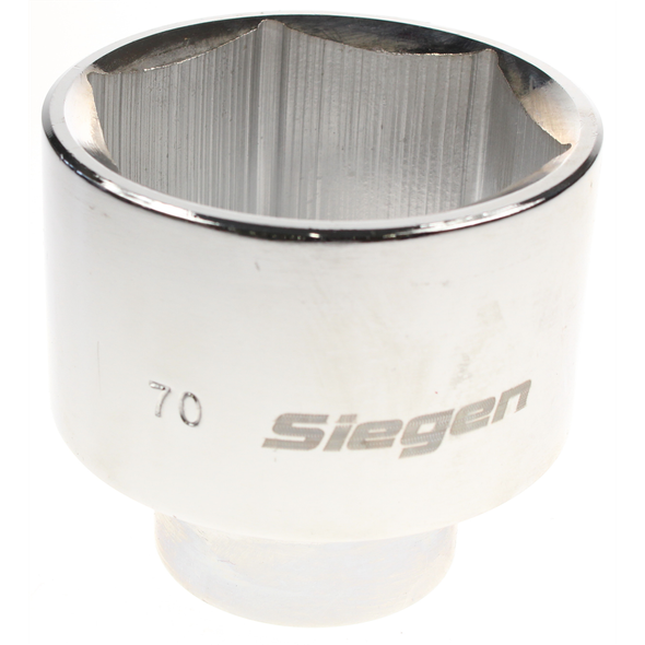Sealey 1"sq dr socket 70mm (6pt) fully polished