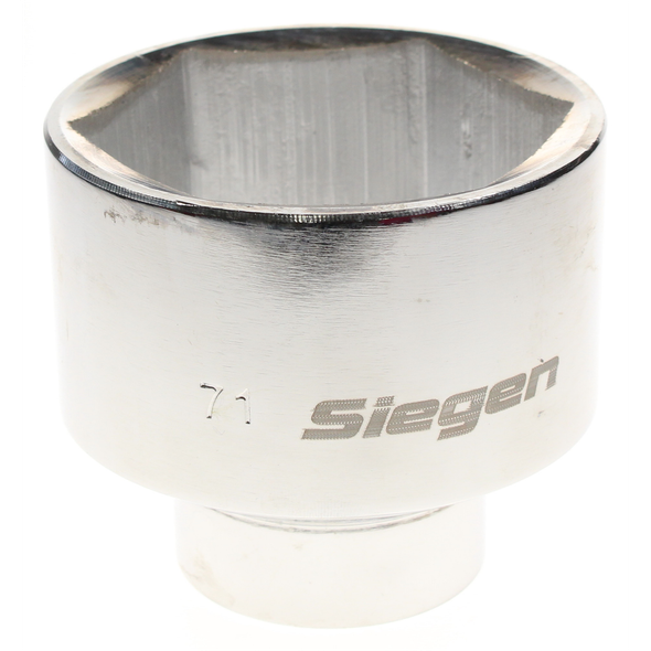 Sealey 1"sq dr socket 71mm (6pt) fully polished