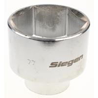 Sealey 1"sq dr socket 77mm (6pt) fully polished S0768.V4-16