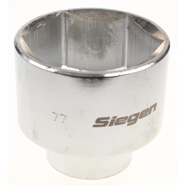 Sealey 1"sq dr socket 77mm (6pt) fully polished