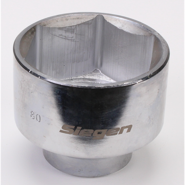 Sealey 1"sq dr socket 80mm (6pt) fully polished
