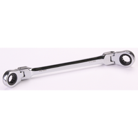 Sealey Flexi-Head Double Ring Spanner 10x11mm S0806.V2-02