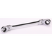 Sealey Flexi-Head Double Ring Spanner 10x11mm