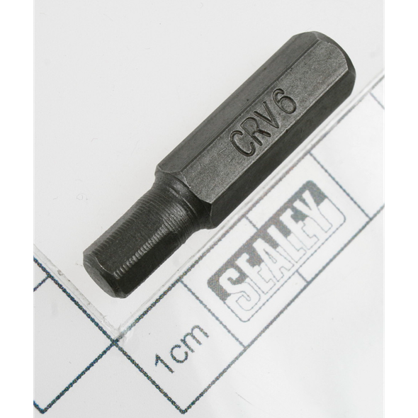 Sealey Hex bit 6mm x 36mml (so)