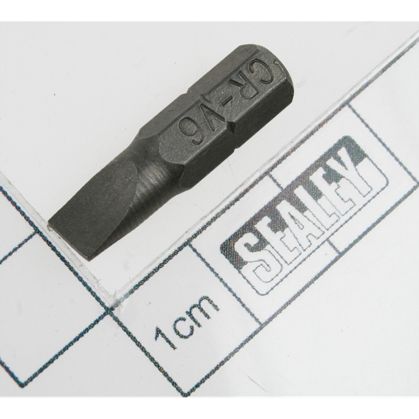 Sealey Slotted bit 6 x 25mm