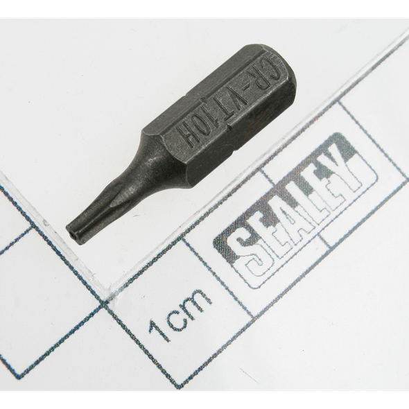 Sealey Security trx-star bit t10h x 25mm (so)