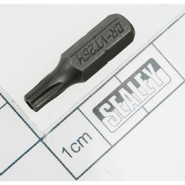 Sealey Security trx-star bit t25h x 25mm