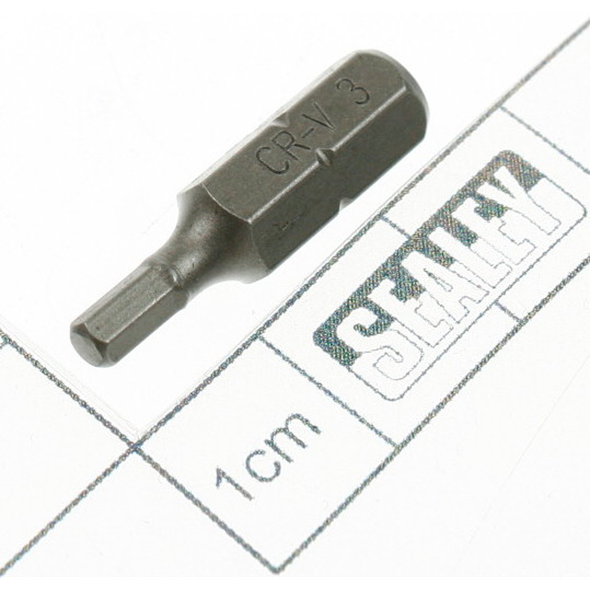 Sealey Hex bit 3mm 25mml