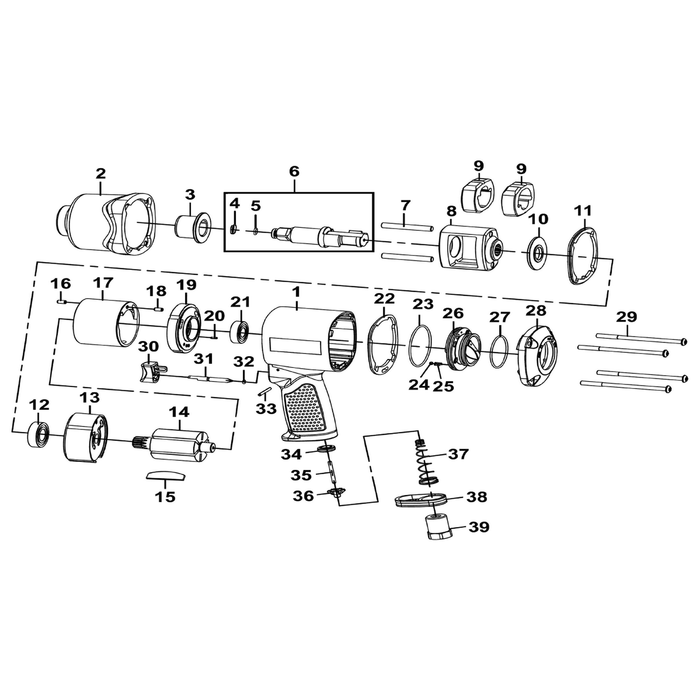 Sealey Front Housing Bushing