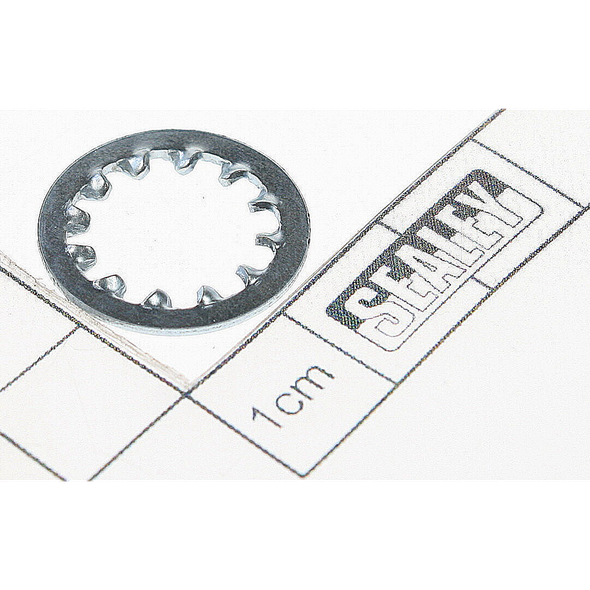 Sealey M10 int tooth washer zinc