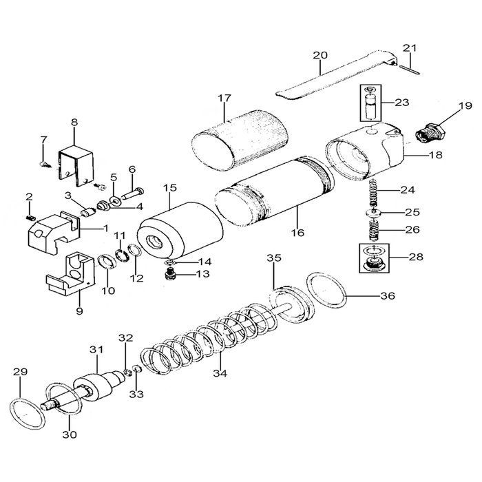 Sealey Hydraulic piston