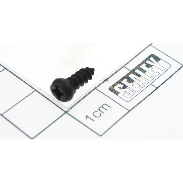 Sealey Rd head s/t screw m3.5 x 10 black