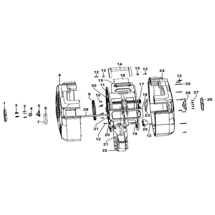 Sealey Right case assembly