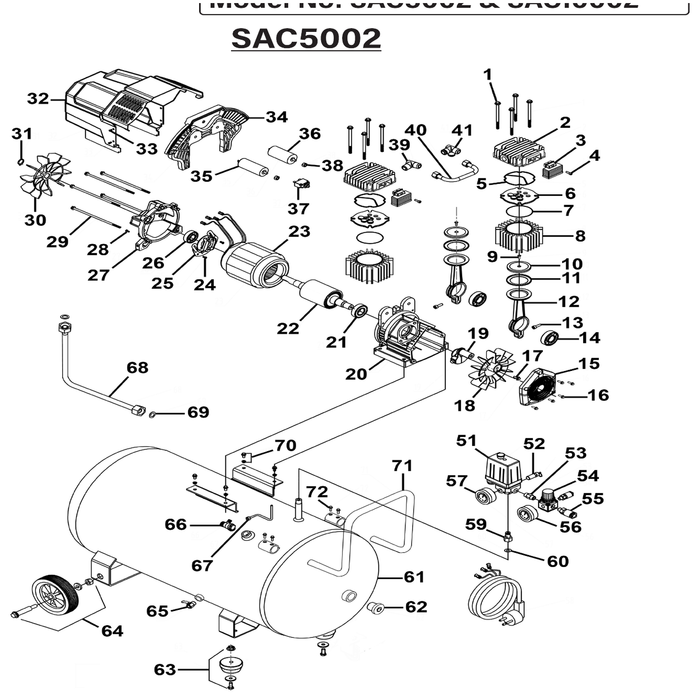 Sealey Piston Cover