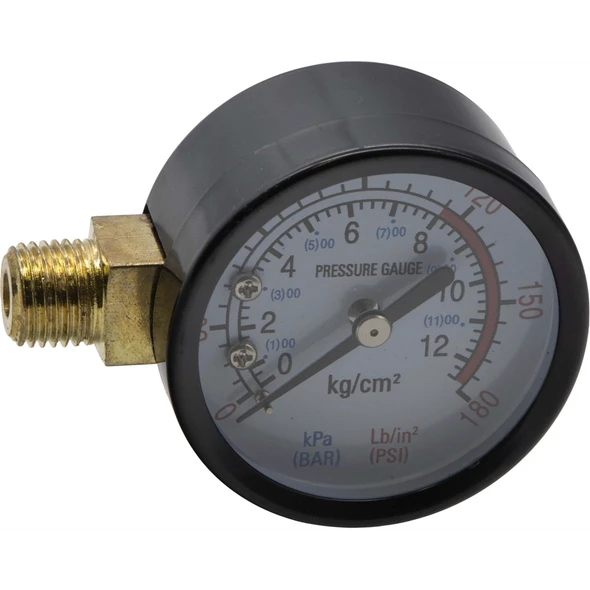 Sealey Regulator Guage 50mm 0-8-12Bar