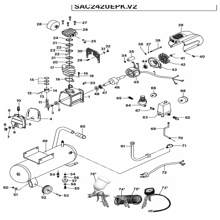 Sealey Cylinder gasket