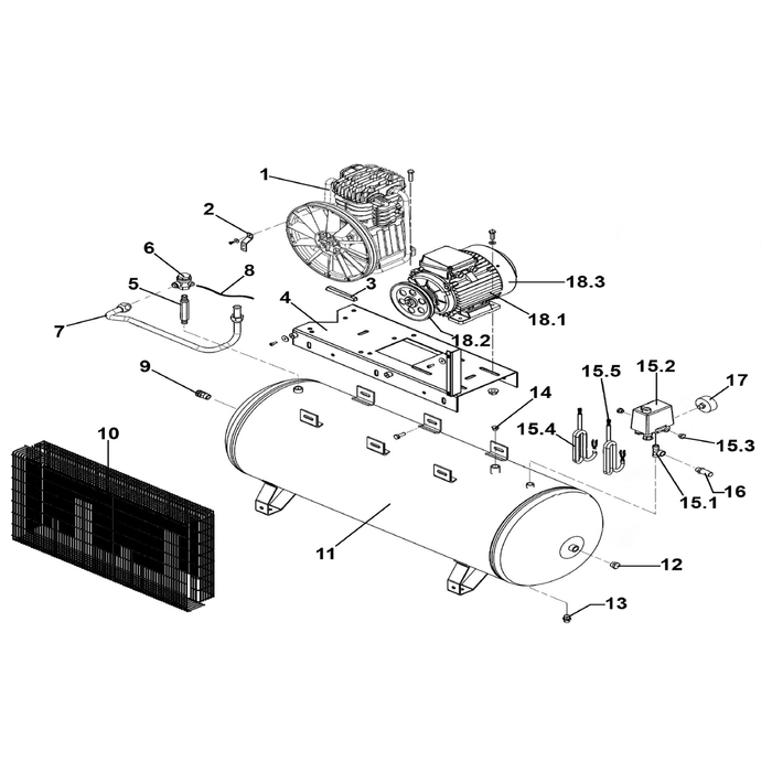 Sealey Motor 5.5hp 230V