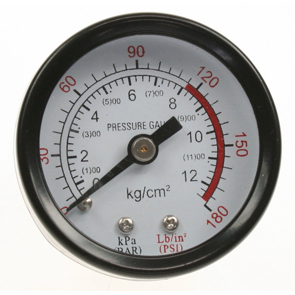 Sealey Pressure gauge 180psi back fitting d;42mm