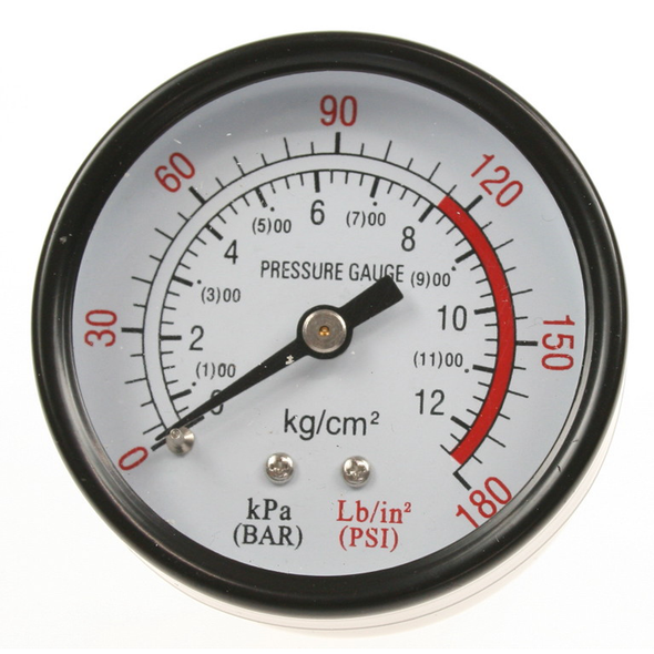 Sealey Pressure gauge 180psi back fitting