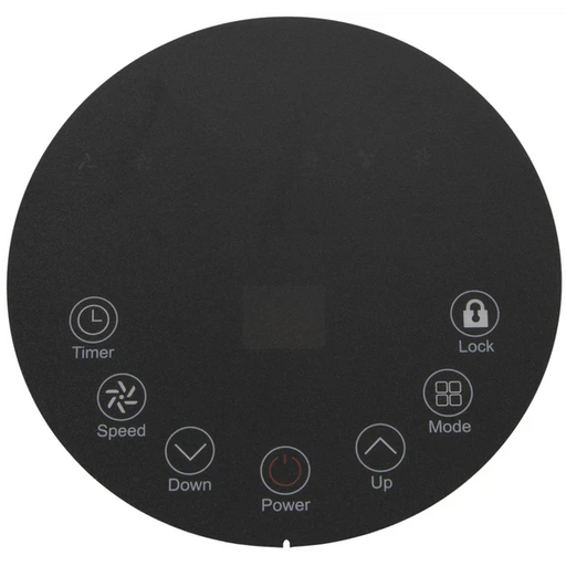 Sealey Control Panel Label