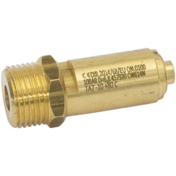 Sealey Safety valve 10bar 3/8"bsp male