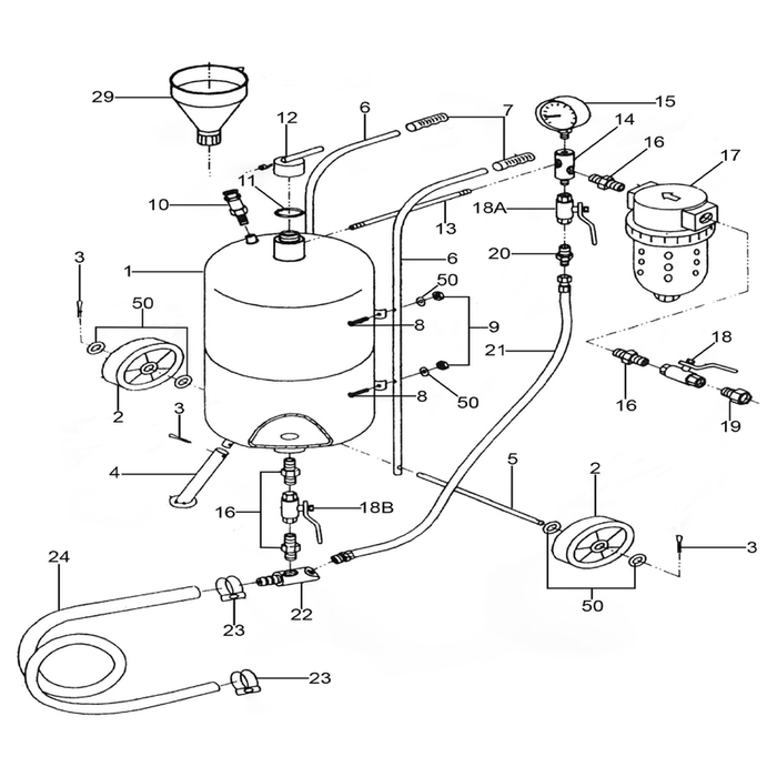 Sealey Sand hose