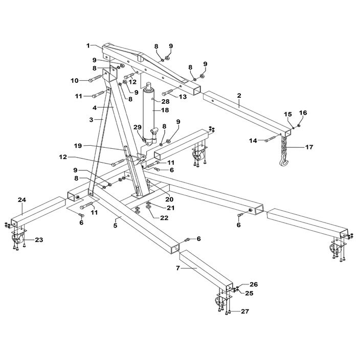 Sealey Chain & Hook Assembly