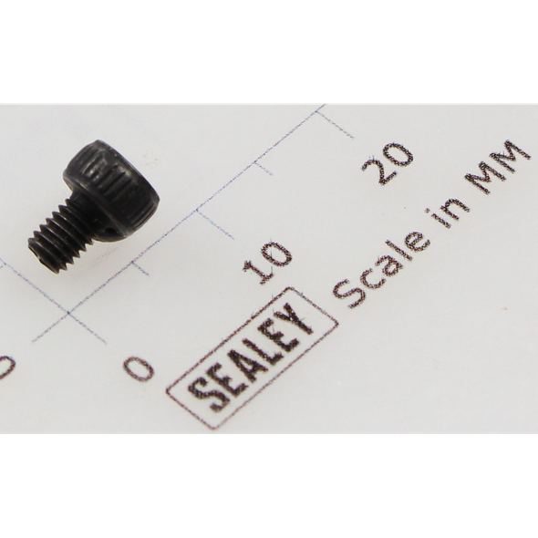 Sealey Socket head cap screw m3x4 black