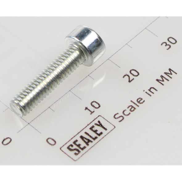 Sealey Socket cap bolt zinc m4x16