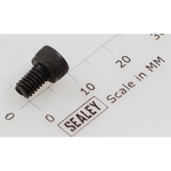 Sealey Socket head cap screw m4x5 black