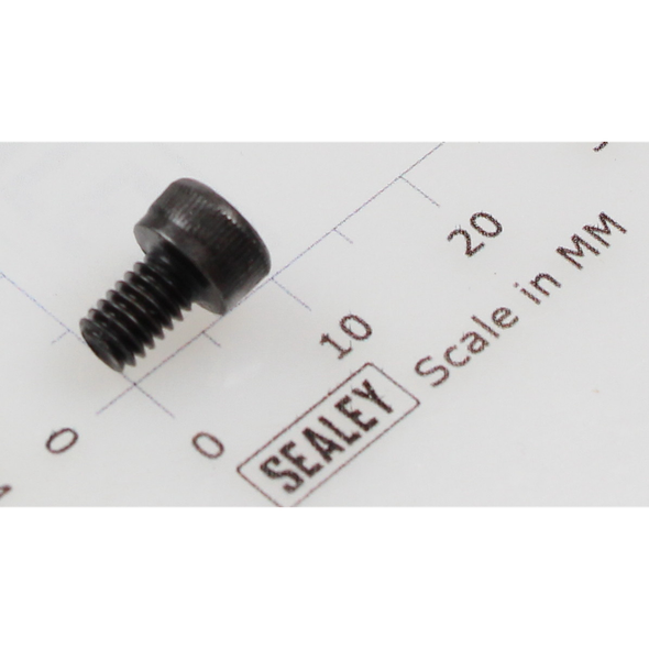 Sealey Socket head cap screw m4x6 black