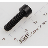 Sealey Socket head cap screw m5x18 black SCB518.SB