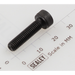 Sealey Socket head cap screw m5x20 black