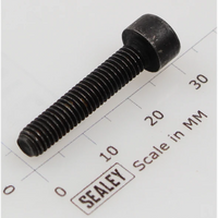 Sealey Socket head cap screw m5x25 black SCB525.SB