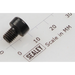 Sealey Socket head cap screw m5x6 black