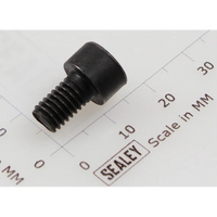 Sealey Socket cap bolt black m6x10 SCB610.SB