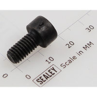 Sealey Socket head cap screw m6x12 black SCB612.SB