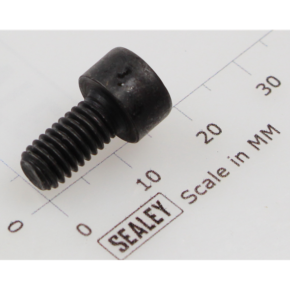 Sealey Socket head cap screw m6x12 black