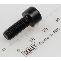 Sealey Socket head cap screw m6x16 black SCB616.SB