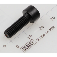 Sealey Socket head cap screw m6x18 black SCB618.SB