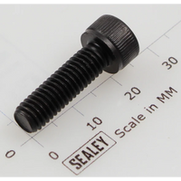 Sealey Socket head cap screw m6x20 black SCB620.SB