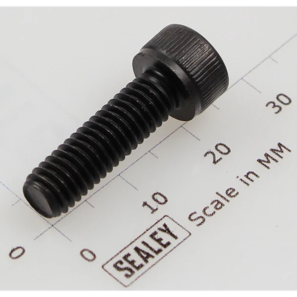 Sealey Socket head cap screw m6x20 black