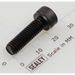 Sealey Socket head cap screw m6x20 black