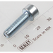 Sealey Socket cap bolt zinc m6x20