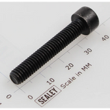 Sealey Socket head cap screw m6x35 black SCB635.SB